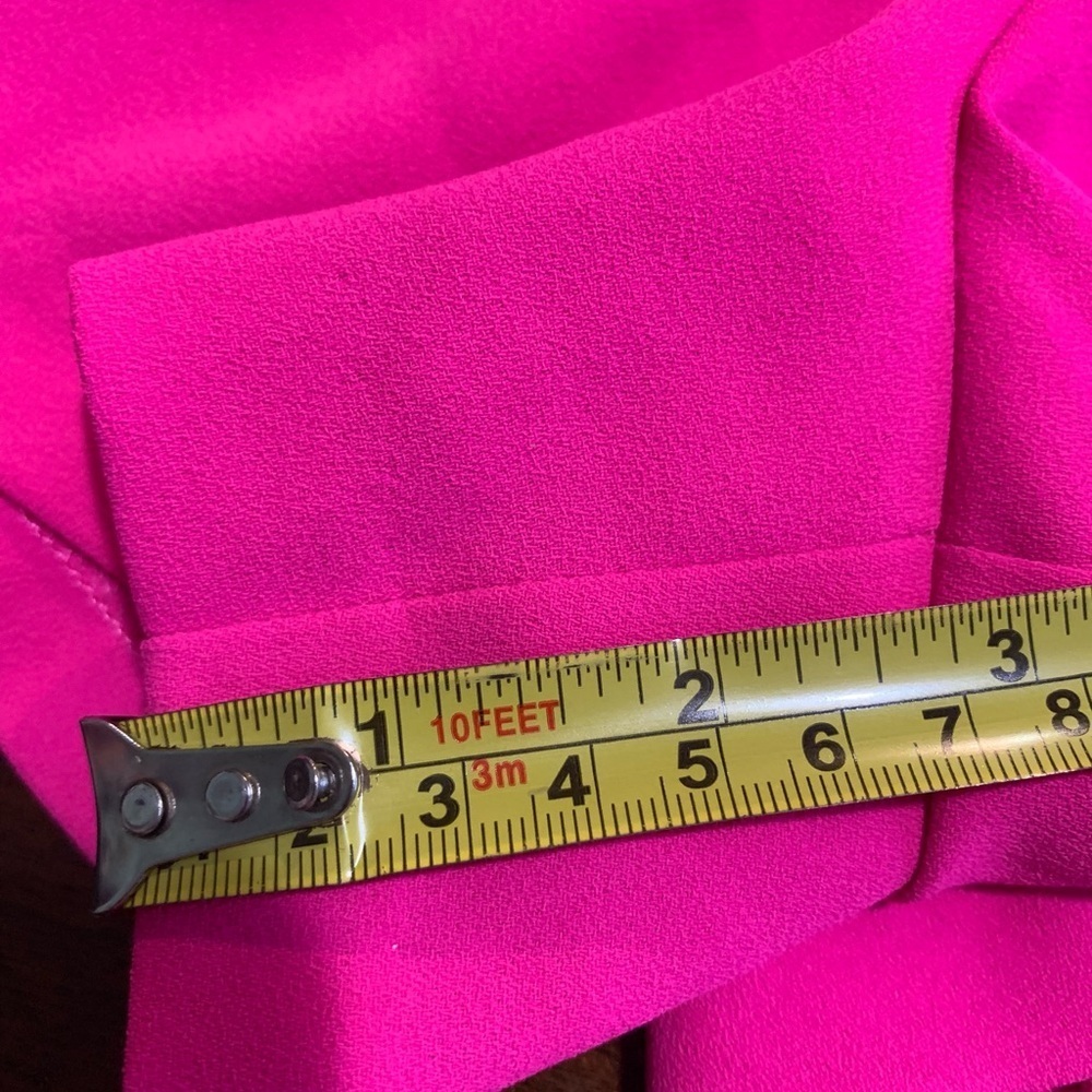 Forever 21 Hot BARBIE Pink Pleated High Waist Shorts Pockets - Women's XS - Picture 6 of 7
